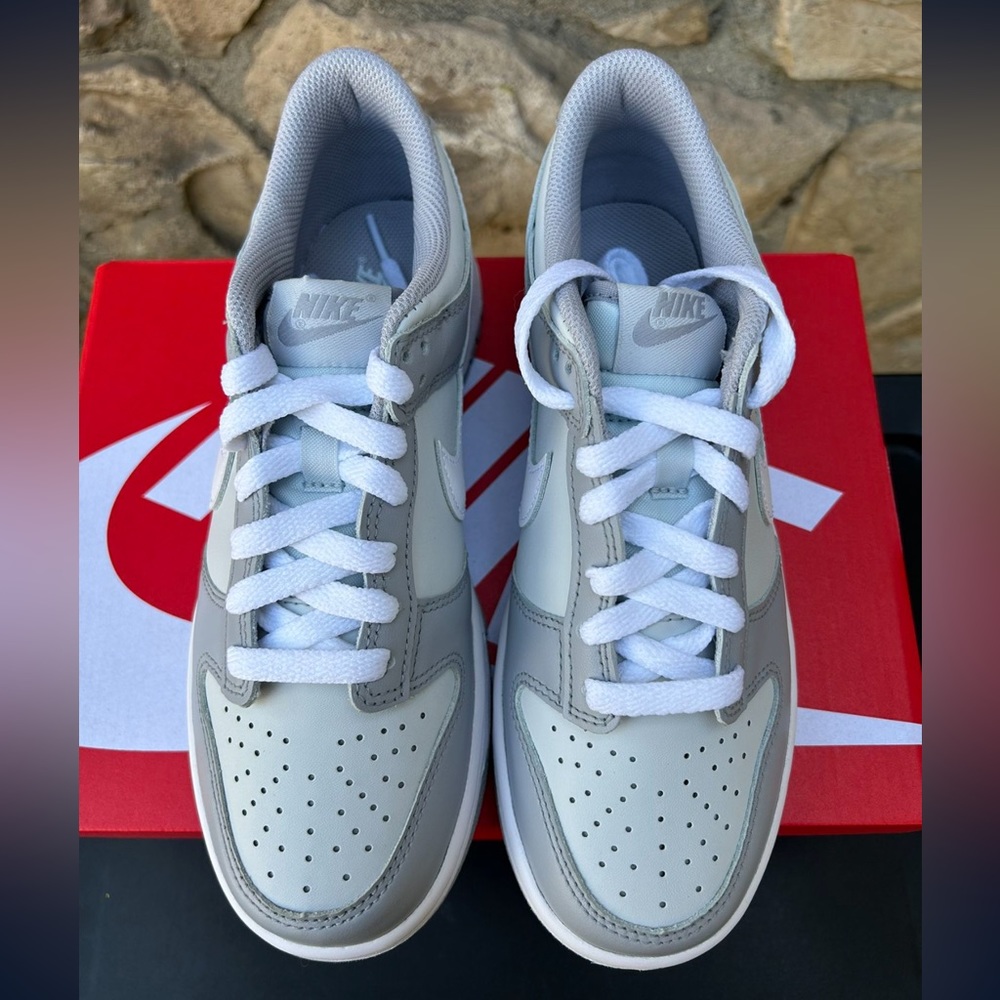 Nike Dunk Low “Wolf Grey” Size 5Y / 6.5 Women’s - Picture 2 of 10